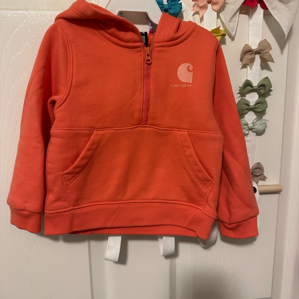 Carhartt 1/4 zip hoodie 18month